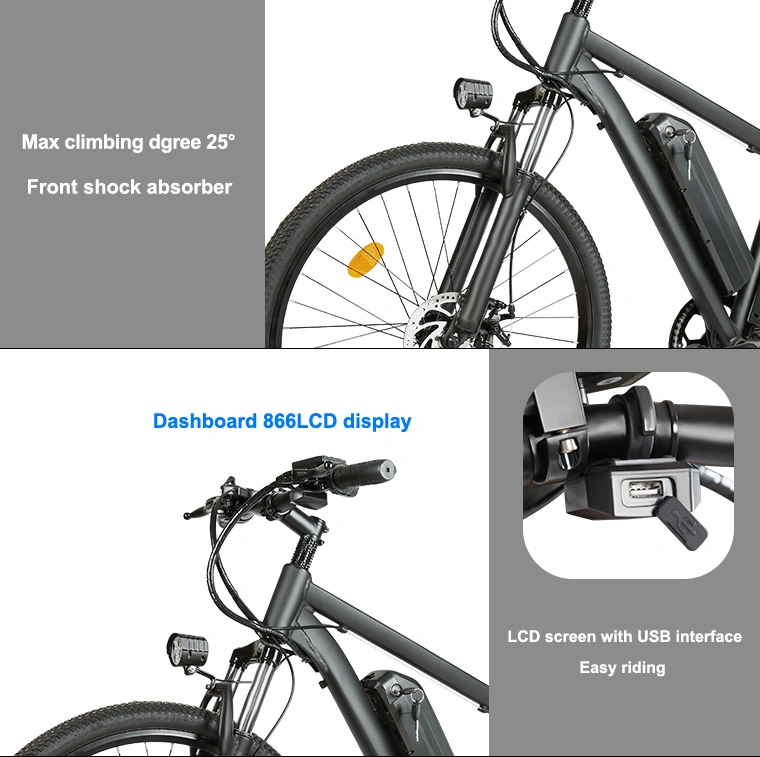 48V 26 Inch Men Electric Bike Road Bicycle Fat Electric City Bike Adults