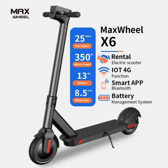 China Top Factory Removable Battery Rental 4G GPS Sharing Electric Scooter with Iot